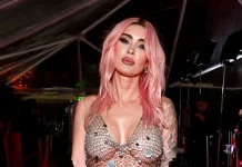 Megan Fox dezvaluie noul sau tatuaj in timpul unei petreceri de la Grammy